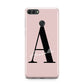 Personalised Dusty Pink Initial Huawei Y9 2018