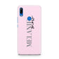 Personalised Dusty Pink Name Huawei P Smart Z