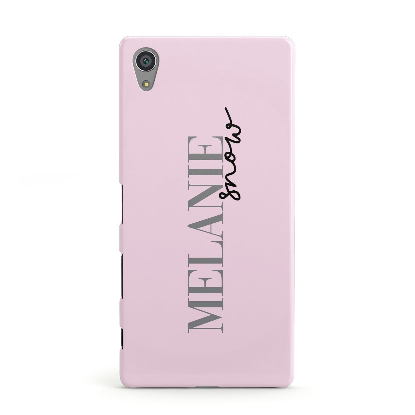 Personalised Dusty Pink Name Sony Xperia Case