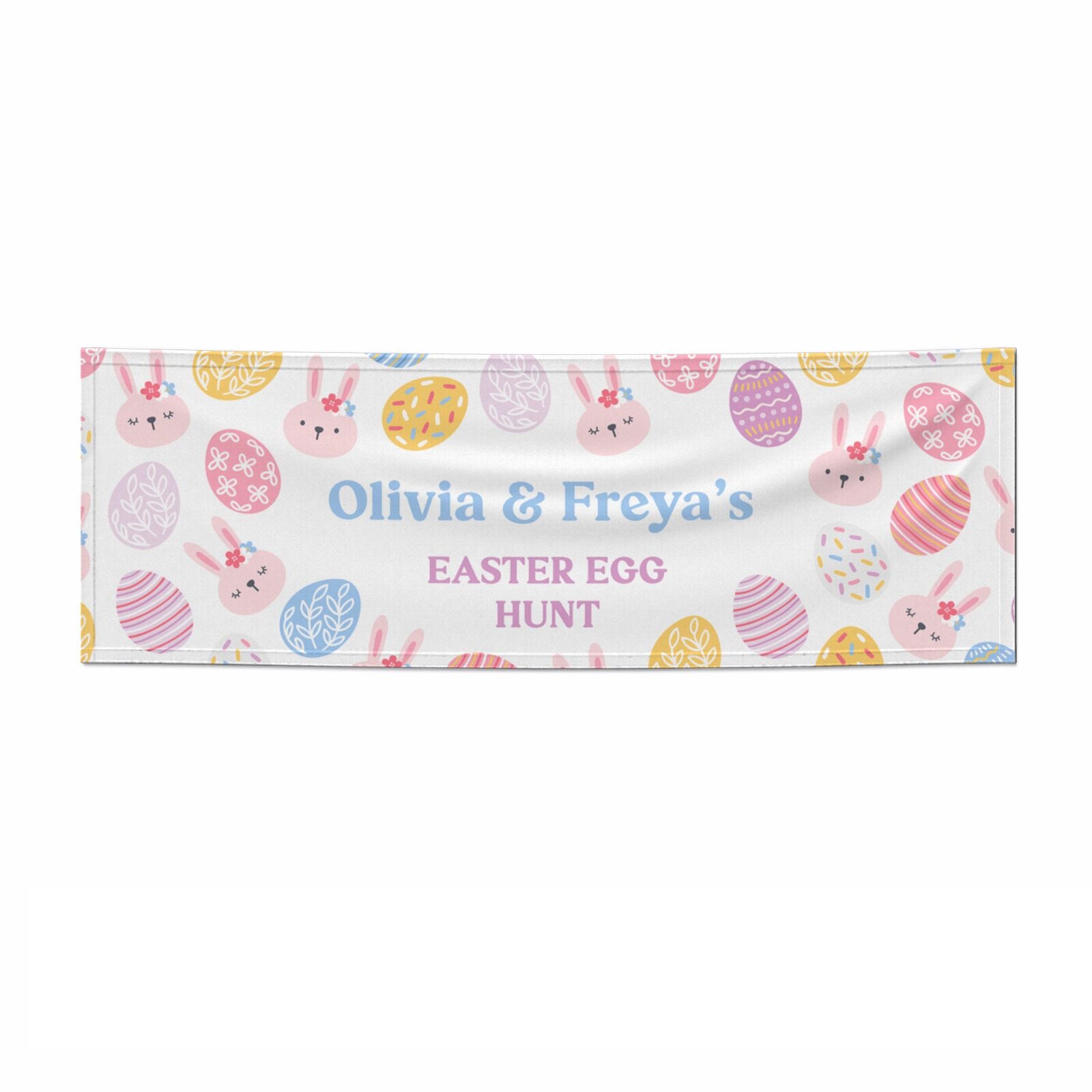 Personalised Easter Hunt 6x2 Paper Banner