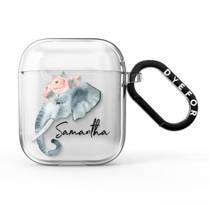Personalised Elephant AirPods Case
