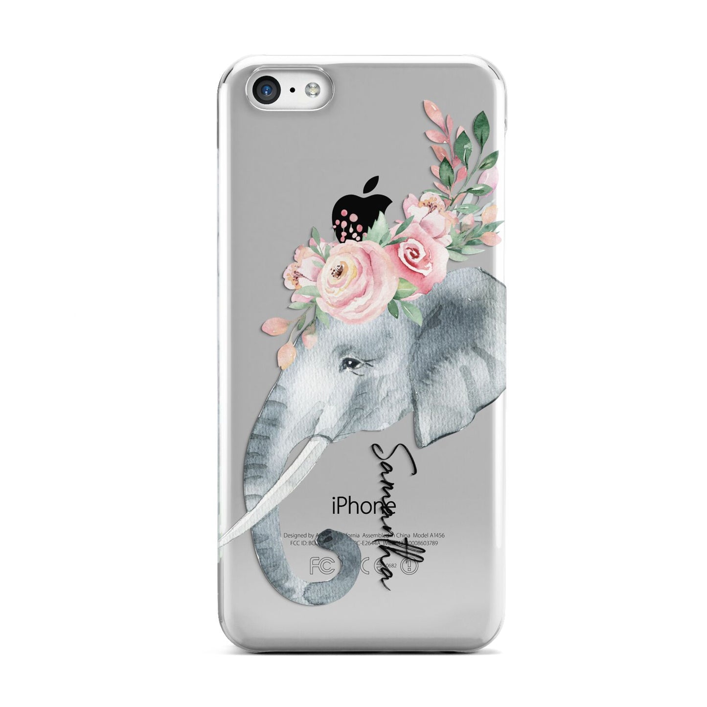Personalised Elephant Apple iPhone 5c Case
