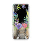 Personalised Elephant Floral Huawei Enjoy 10s Phone Case