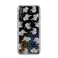 Personalised Elephant Initials Clear Huawei Enjoy 10s Phone Case