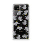 Personalised Elephant Initials Clear Huawei Enjoy 20 Phone Case