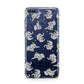 Personalised Elephant Initials Clear Huawei P Smart Case