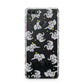 Personalised Elephant Initials Clear Huawei Y9 2018