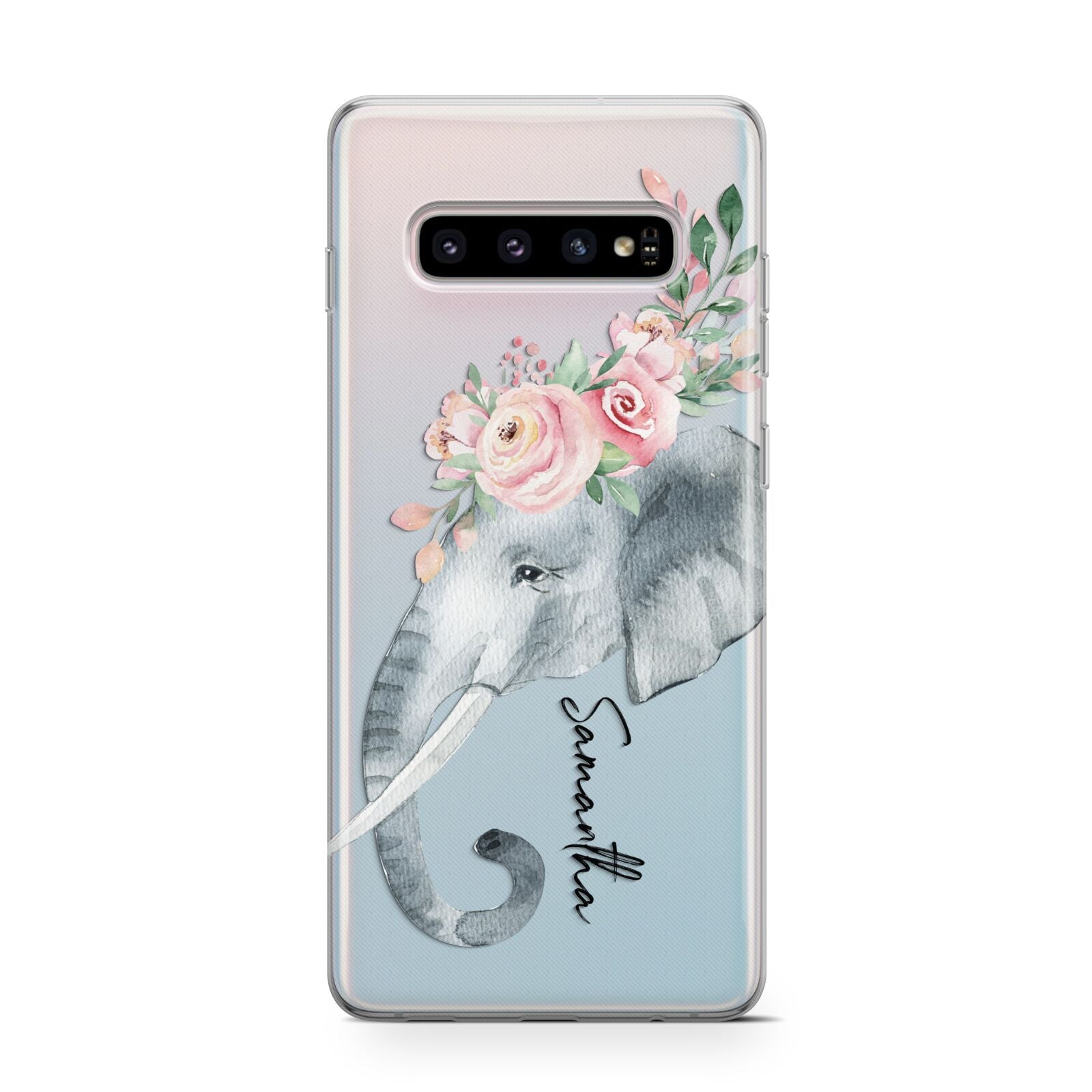 Personalised Elephant Protective Samsung Galaxy Case