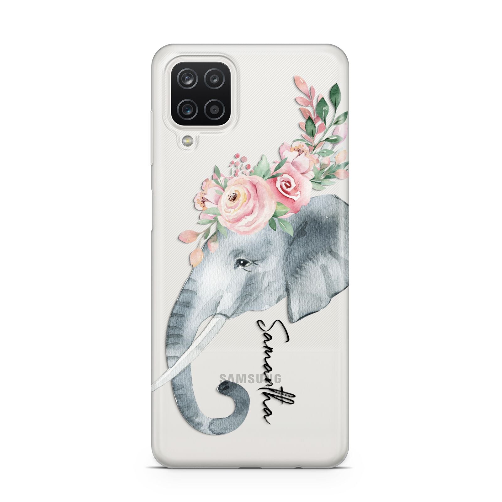 Personalised Elephant Samsung A12 Case