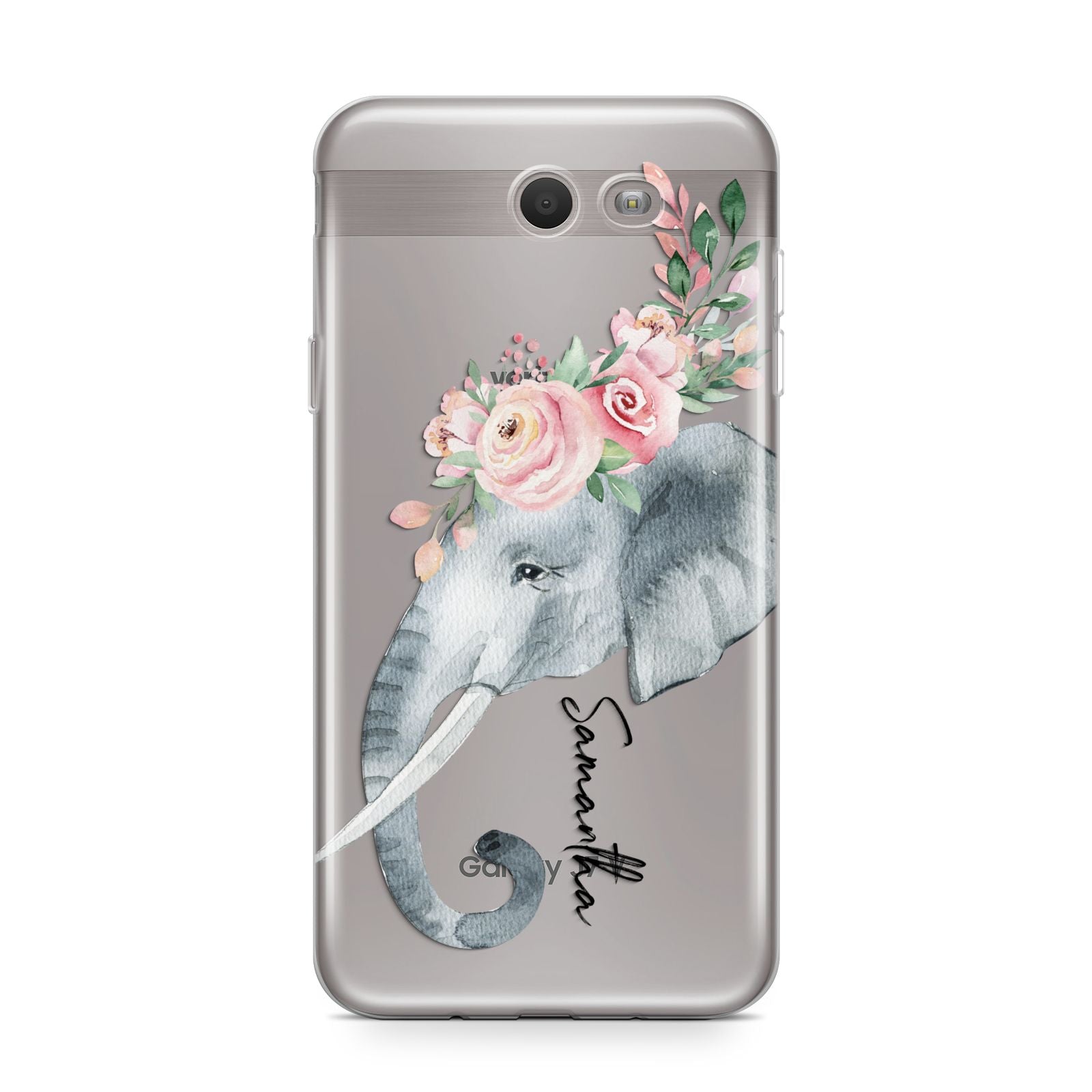 Personalised Elephant Samsung Galaxy J7 2017 Case