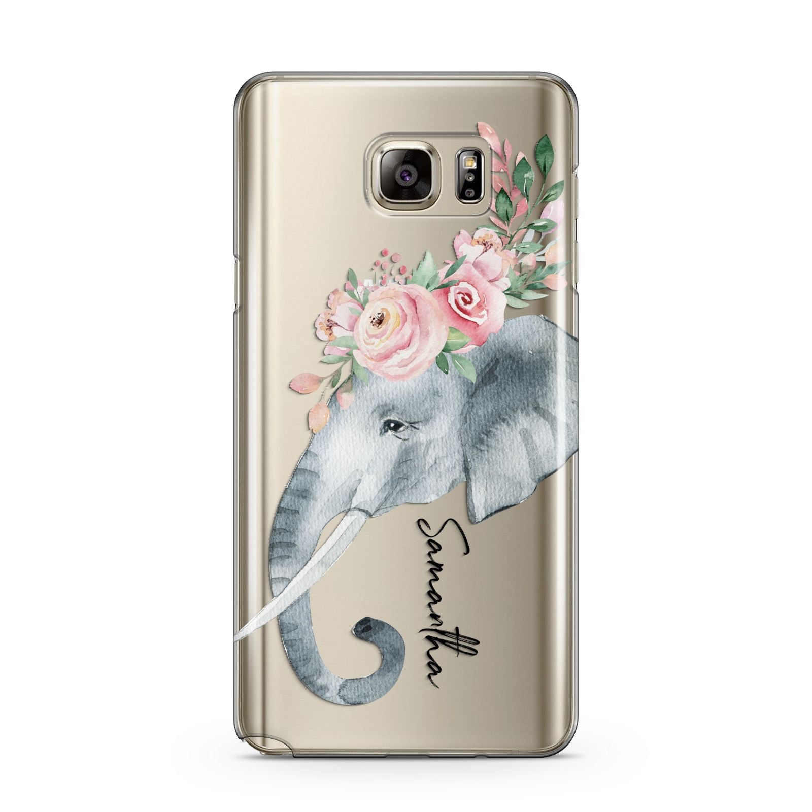 Personalised Elephant Samsung Galaxy Note 5 Case