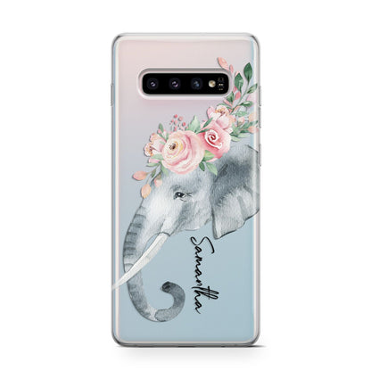 Personalised Elephant Samsung Galaxy S10 Case