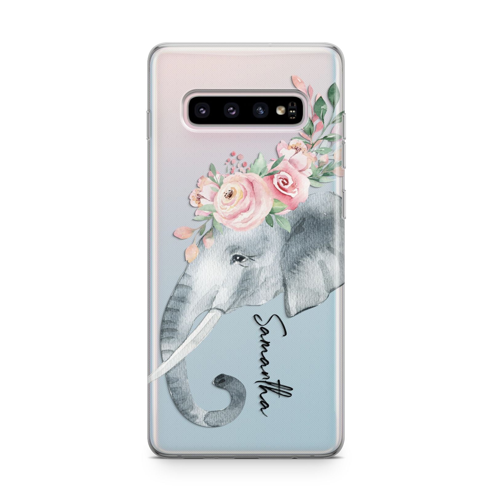Personalised Elephant Samsung Galaxy S10 Plus Case