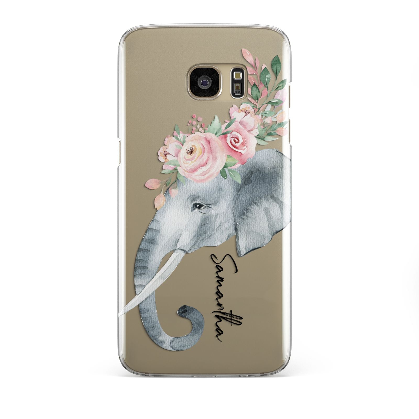 Personalised Elephant Samsung Galaxy S7 Edge Case