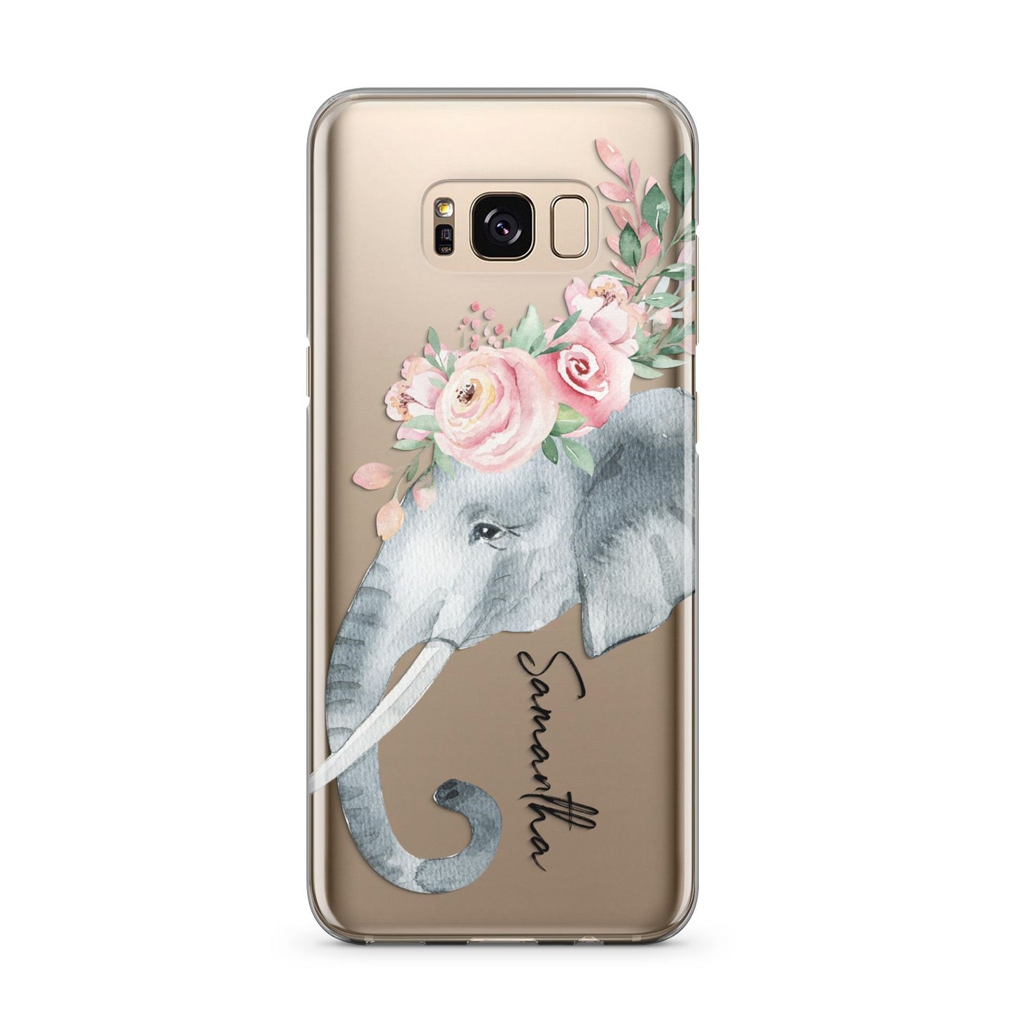 Personalised Elephant Samsung Galaxy S8 Plus Case
