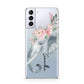 Personalised Elephant Samsung S21 Plus Phone Case