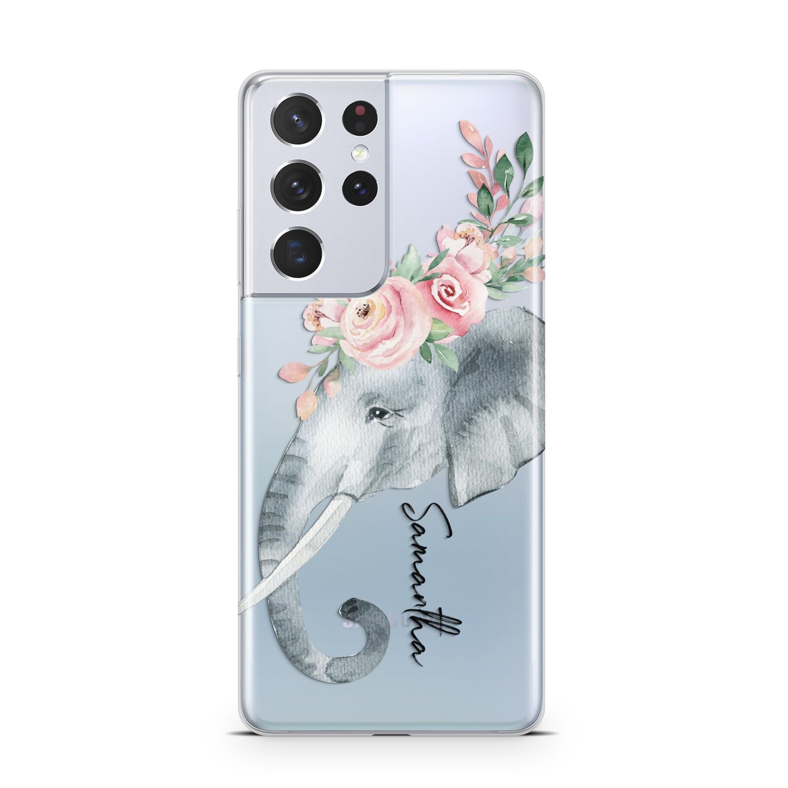 Personalised Elephant Samsung S21 Ultra Case
