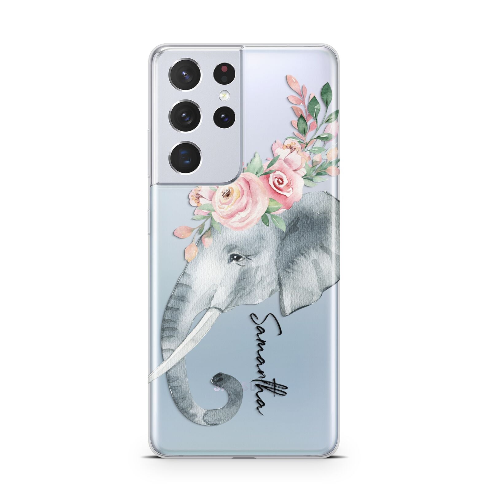 Personalised Elephant Samsung S21 Ultra Case