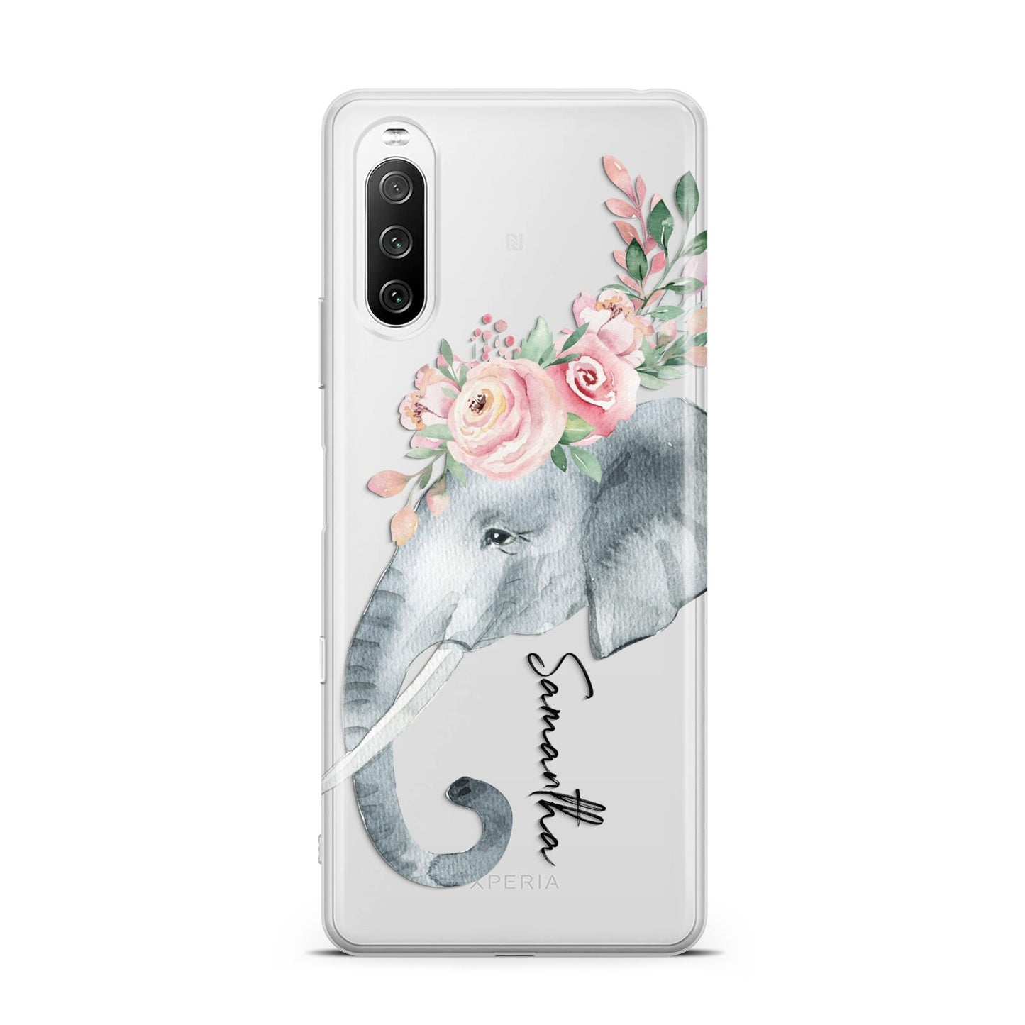 Personalised Elephant Sony Xperia 10 III Case