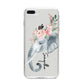 Personalised Elephant iPhone 8 Plus Bumper Case on Silver iPhone