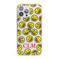 Personalised Emoji Initials Clear iPhone 13 Pro Max Clear Bumper Case