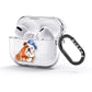 Personalised English Bulldog AirPods Glitter Case 3rd Gen Side Image