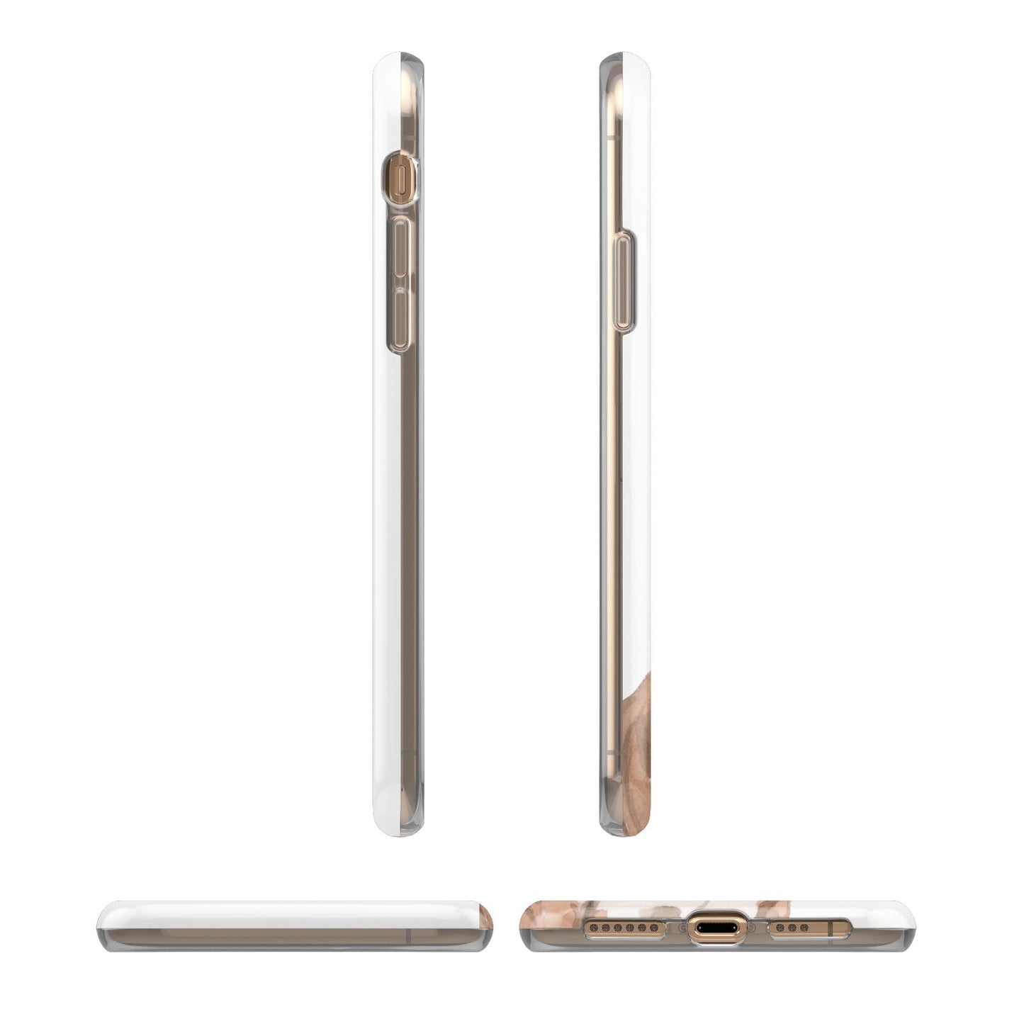 Personalised English Bulldog iPhone 11 3D Tough Case Angle Images