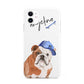 Personalised English Bulldog iPhone 11 3D Tough Case
