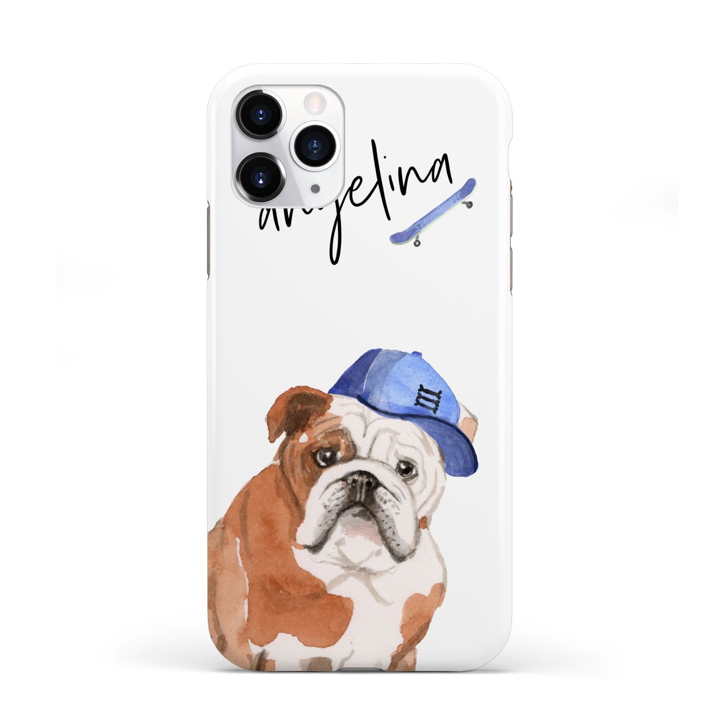 Personalised English Bulldog iPhone 11 Pro 3D Tough Case