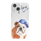 Personalised English Bulldog iPhone 13 Mini Full Wrap 3D Snap Case