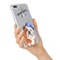 Personalised English Bulldog iPhone 7 Plus Bumper Case on Silver iPhone Alternative Image
