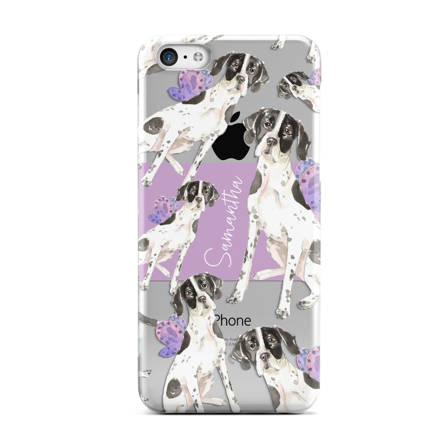 Personalised English Pointer Apple iPhone 5c Case