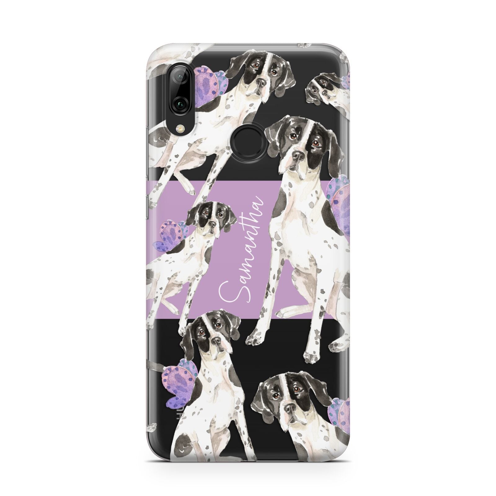 Personalised English Pointer Huawei Y7 2019