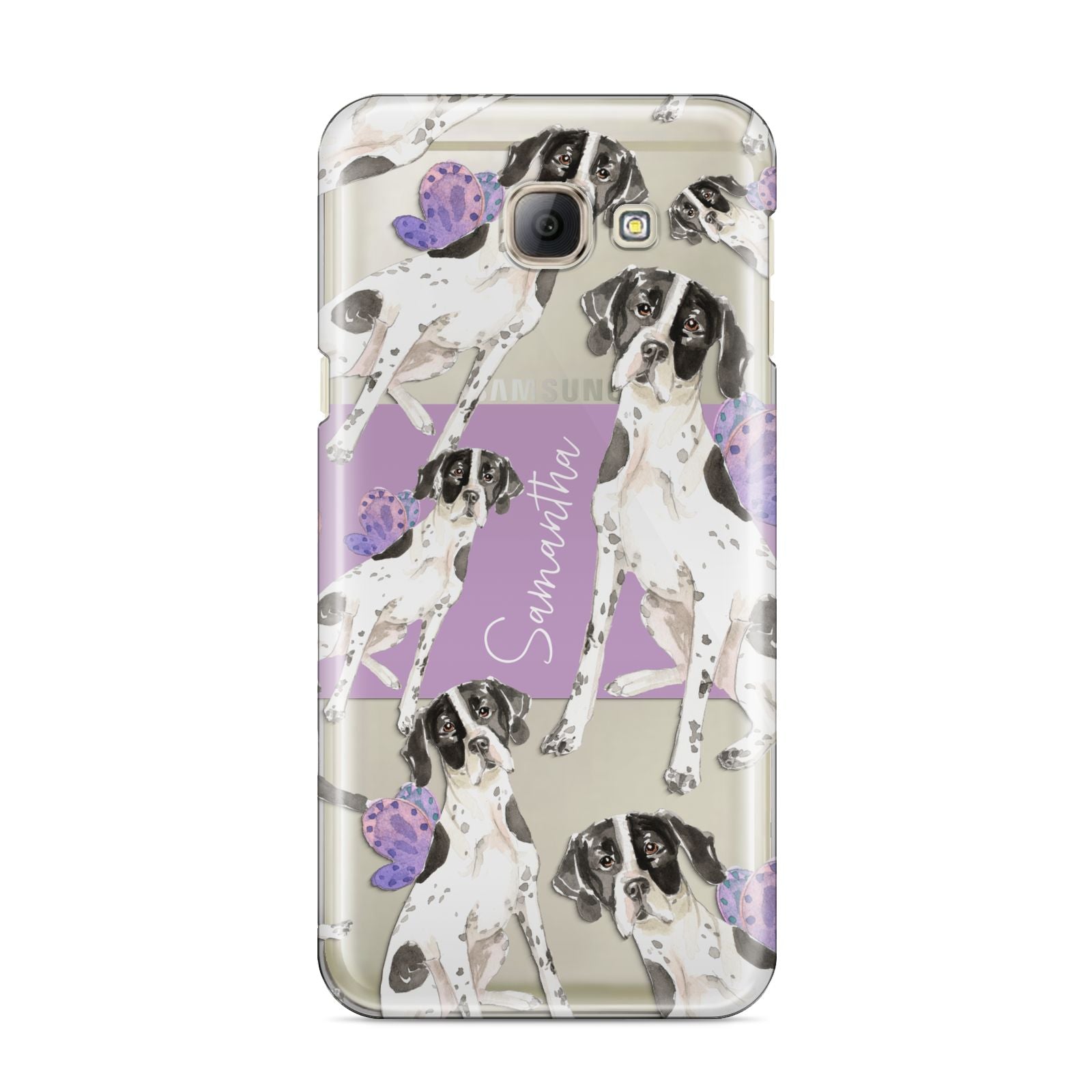 Personalised English Pointer Samsung Galaxy A8 2016 Case