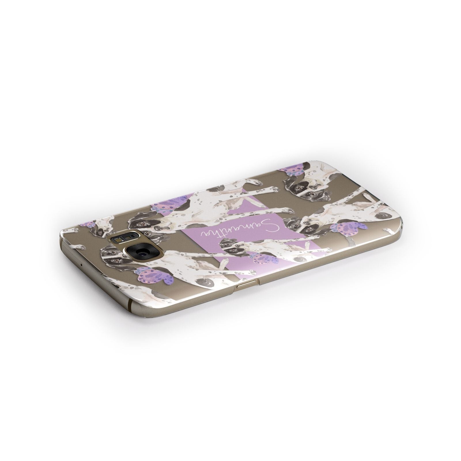 Personalised English Pointer Samsung Galaxy Case Side Close Up