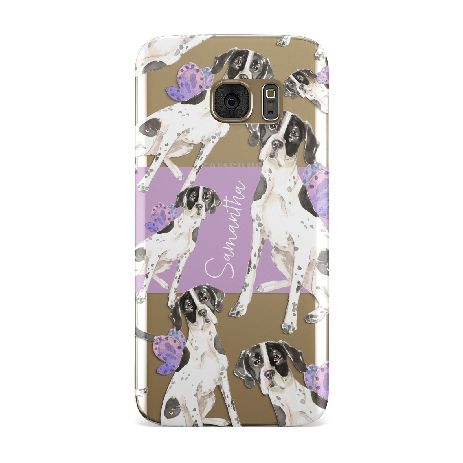 Personalised English Pointer Samsung Galaxy Case