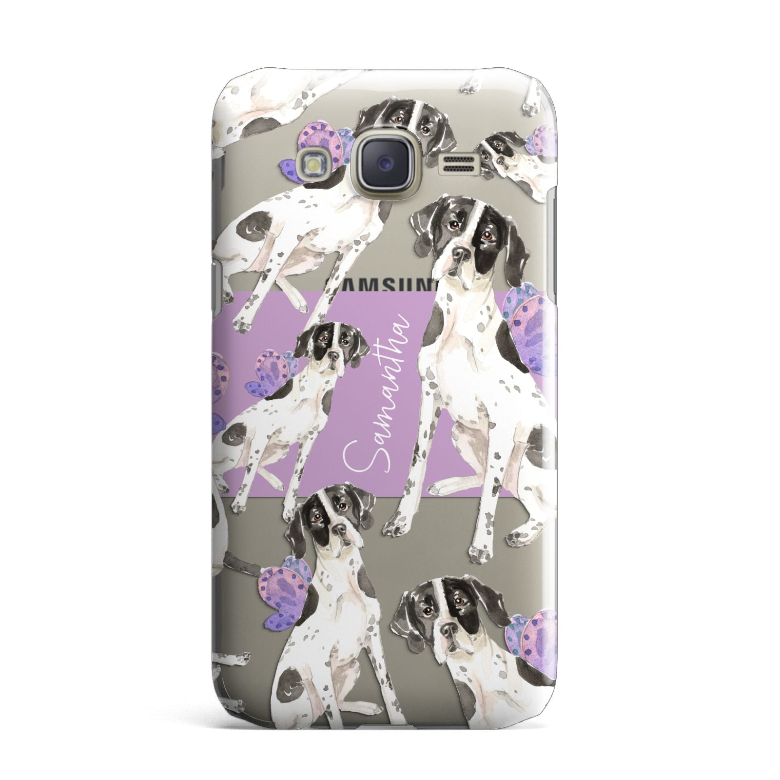 Personalised English Pointer Samsung Galaxy J7 Case