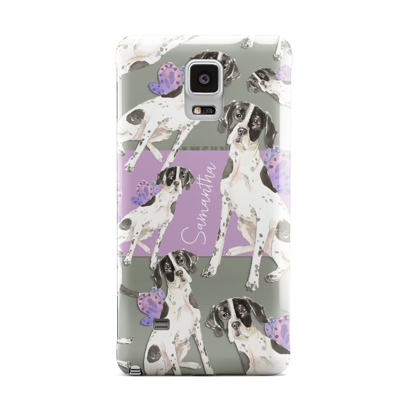 Personalised English Pointer Samsung Galaxy Note 4 Case