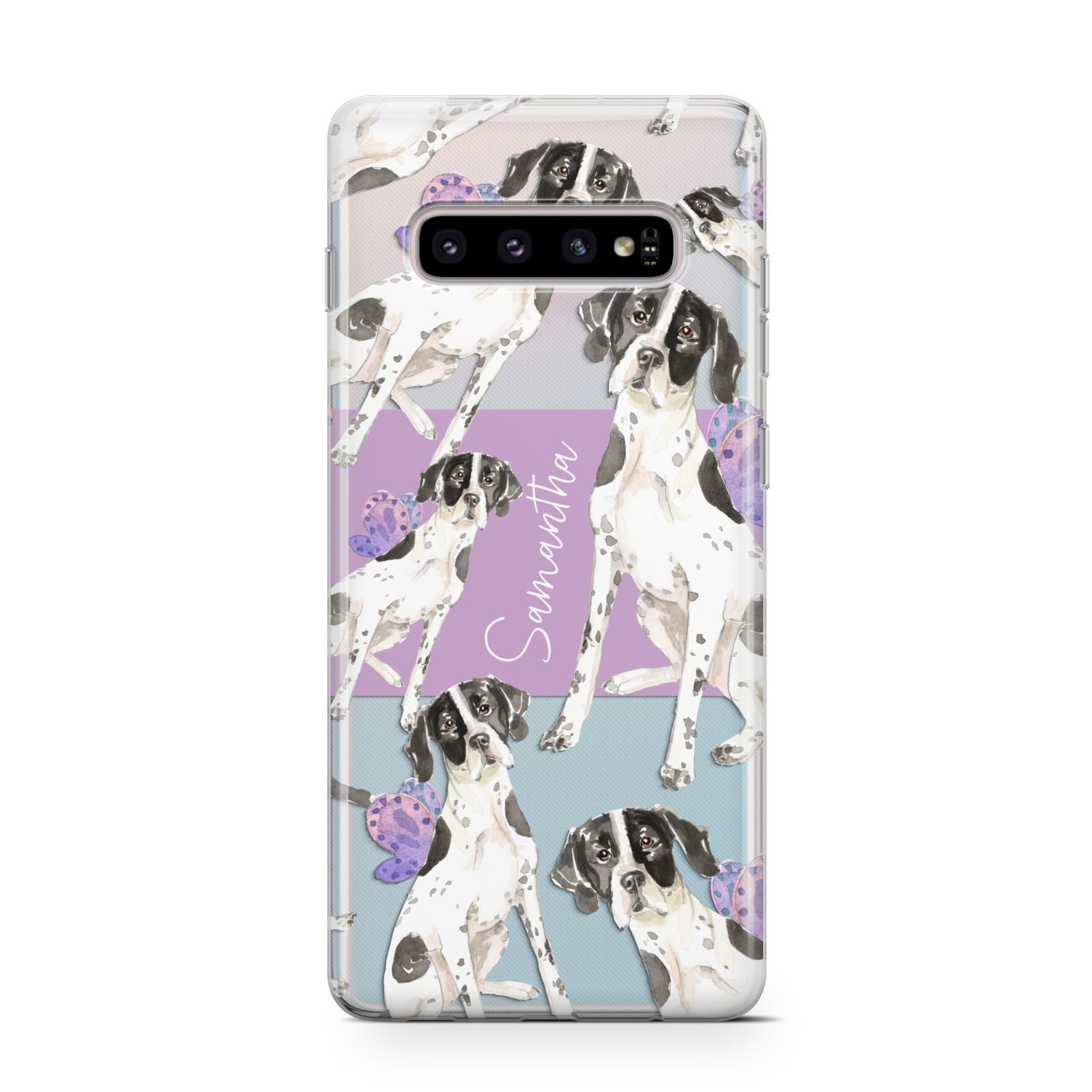 Personalised English Pointer Samsung Galaxy S10 Case
