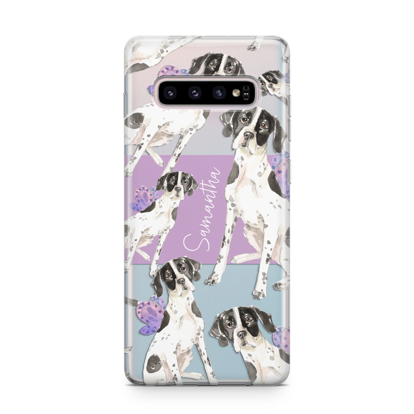 Personalised English Pointer Samsung Galaxy S10 Plus Case