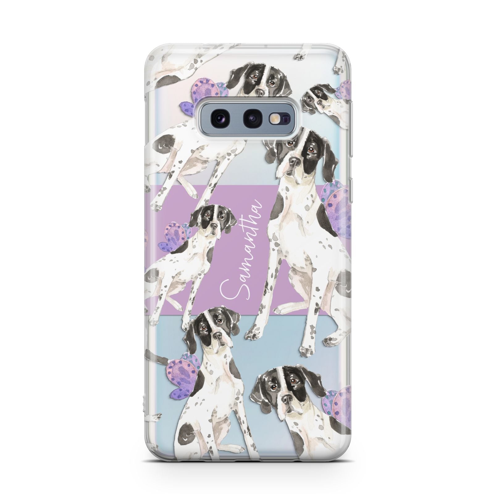 Personalised English Pointer Samsung Galaxy S10E Case