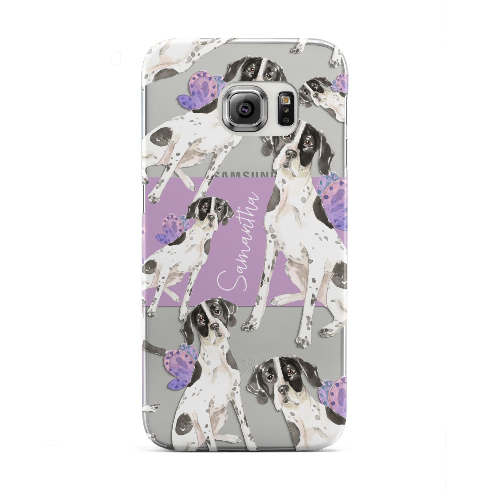 Personalised English Pointer Samsung Galaxy S6 Edge Case