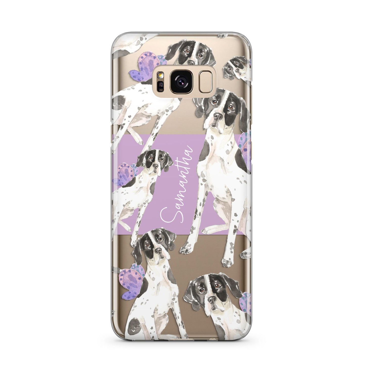 Personalised English Pointer Samsung Galaxy S8 Plus Case