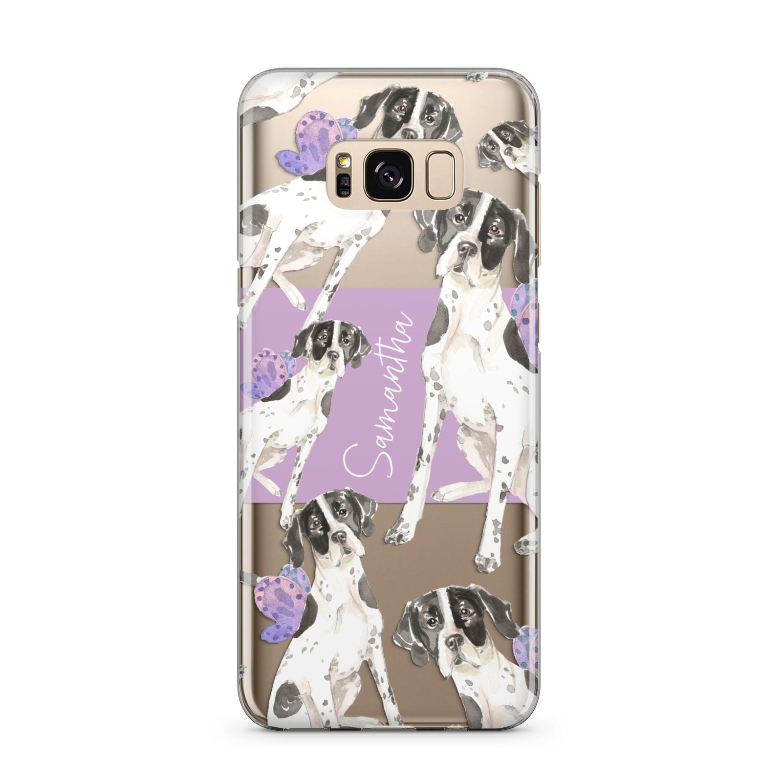 Personalised English Pointer Samsung Galaxy S8 Plus Case