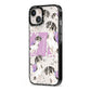 Personalised English Pointer iPhone 13 Black Impact Case Side Angle on Silver phone