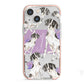 Personalised English Pointer iPhone 13 Mini TPU Impact Case with Pink Edges