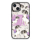Personalised English Pointer iPhone 14 Black Impact Case on Silver phone