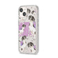 Personalised English Pointer iPhone 14 Clear Tough Case Starlight Angled Image