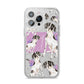 Personalised English Pointer iPhone 14 Pro Max Glitter Tough Case Silver