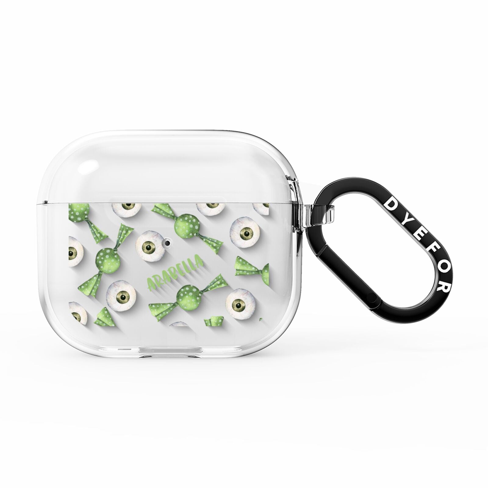 Personalised Eye Candy Halloween AirPods Clear Case 3rd Gen